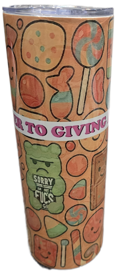 "One sip closer to giving a FUC" drink container.