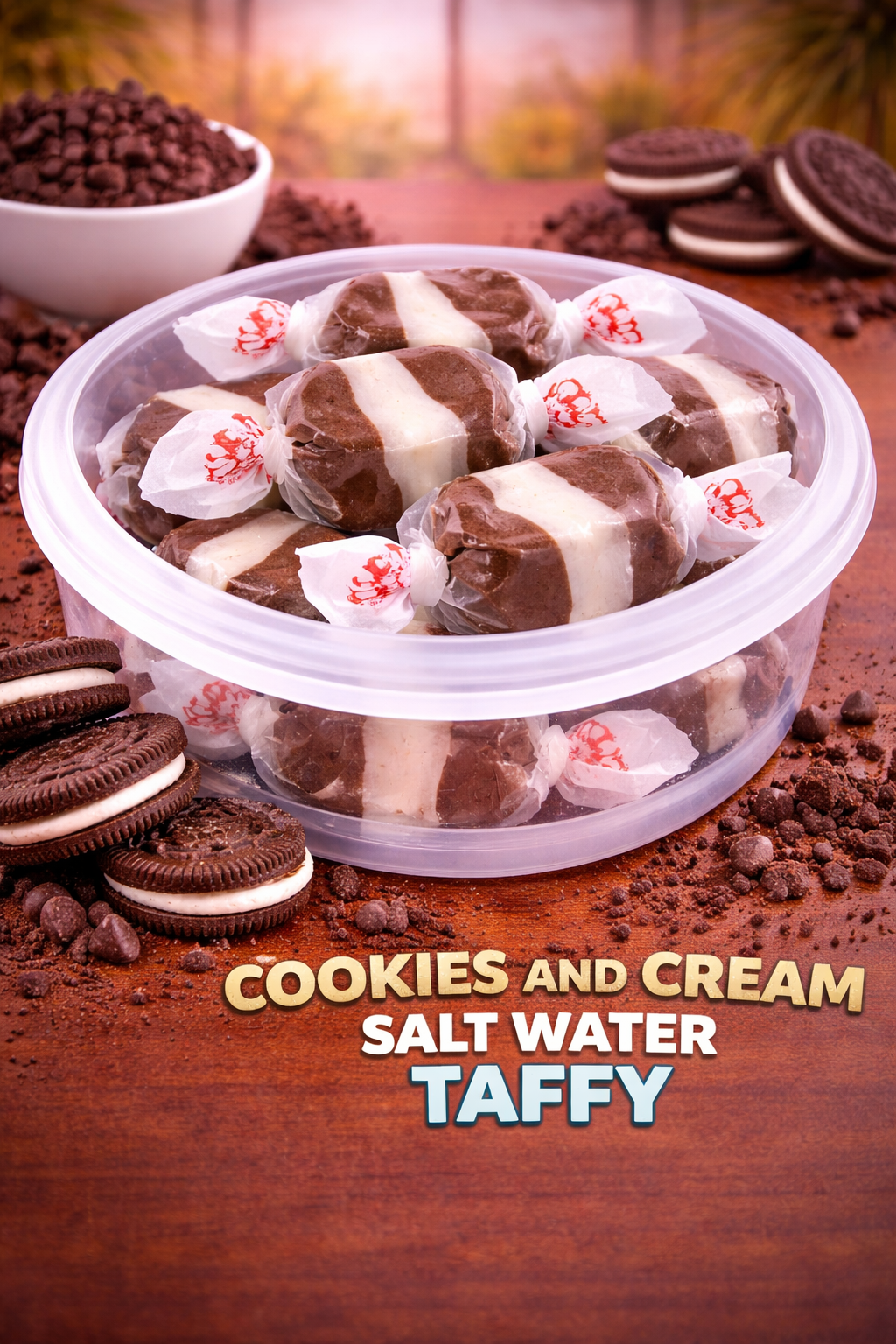 2026/04/1000409571.png Cookies & Cream Salt Water Taffy 100g - Image 1