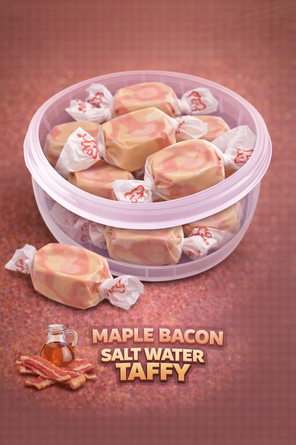 2026/05/1000356086.png Maple Bacon Salt Water Taffy 100g - Image 1