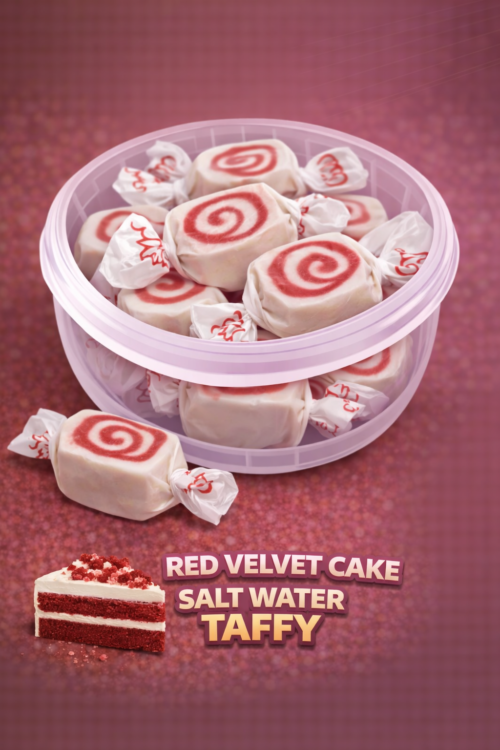 Red Velvet Cake Salt Water Taffy 100g