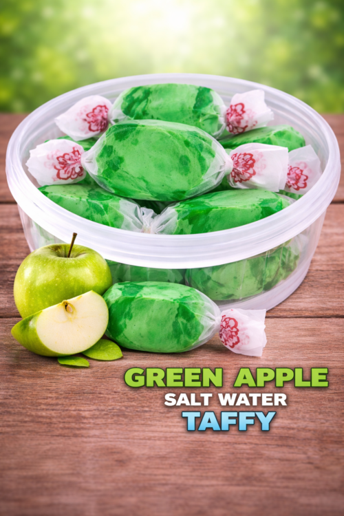 Green Apple Salt Water Taffy 100g
