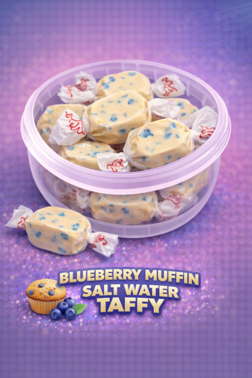 Blueberry Muffin Salt Water Taffy 100g