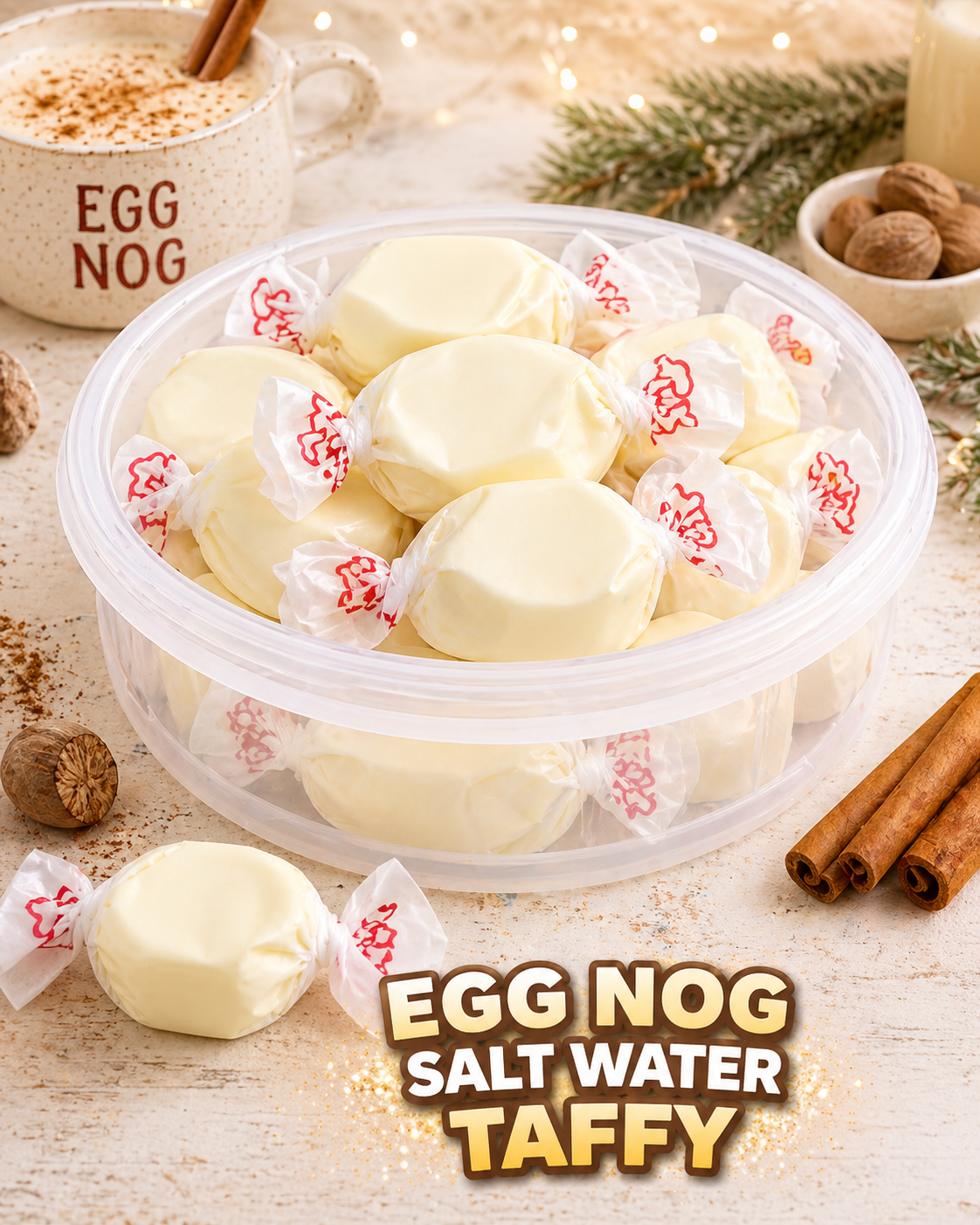 2026/05/1000415864.png Egg Nog Salt Water Taffy 100g - Image 1