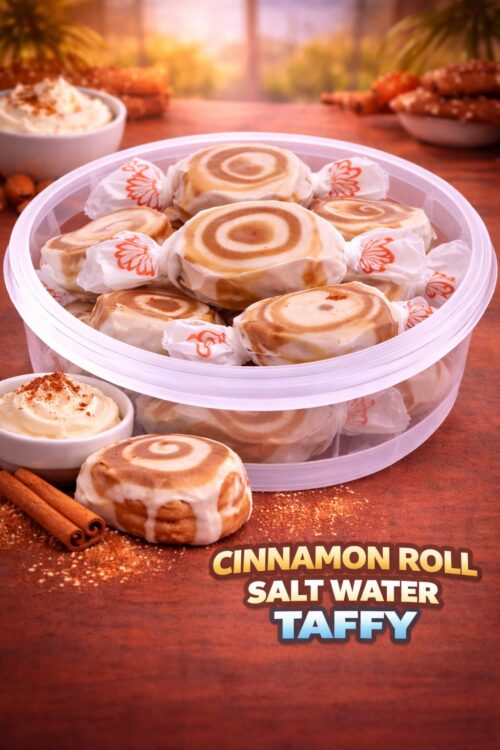 Cinnamon Roll Salt Water Taffy 100g